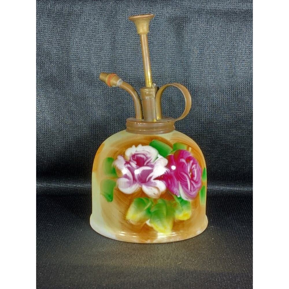Vintage Porcelain Water Sprayer Painted Flowers LeGo Japan